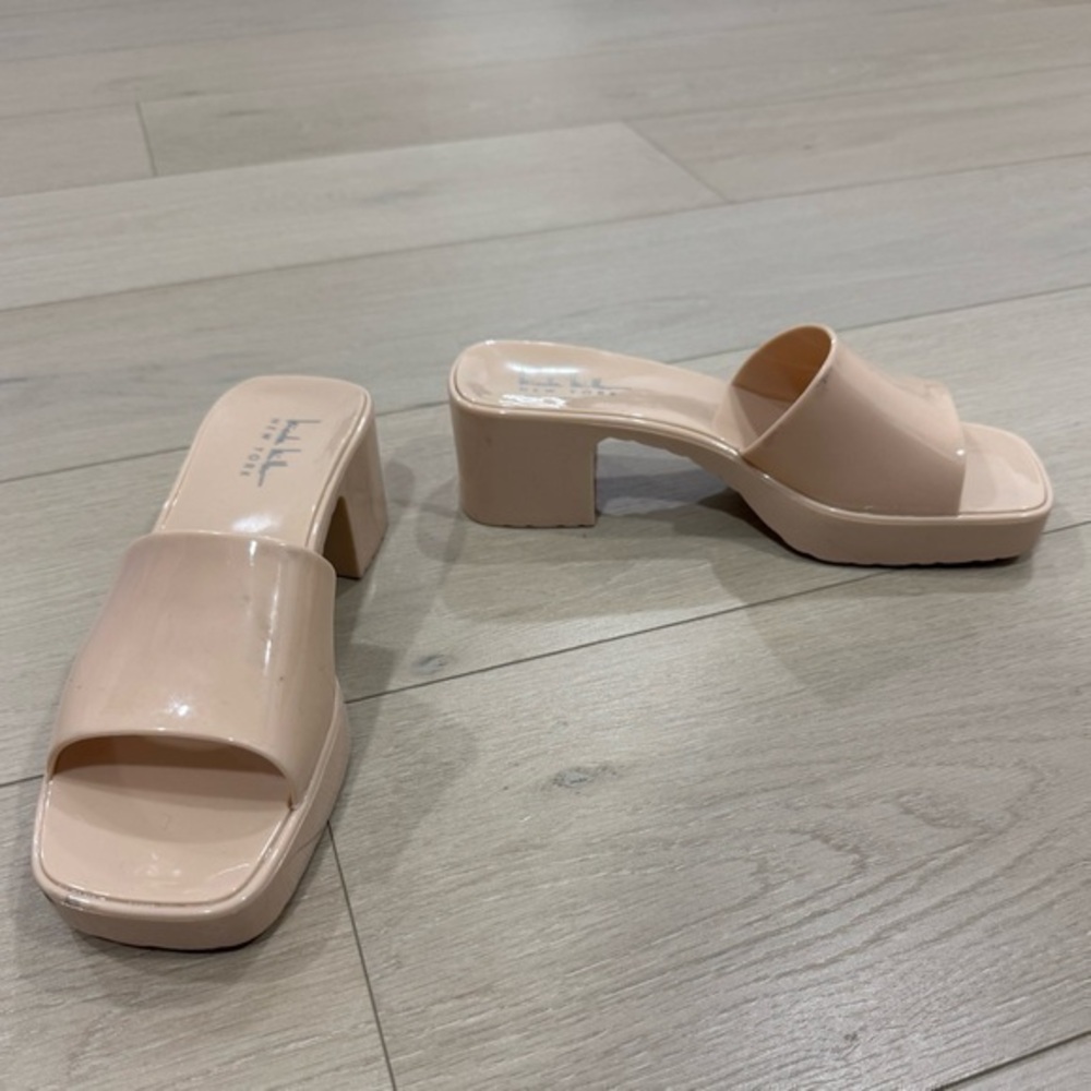 Nicole Miller Jelly Block Heels